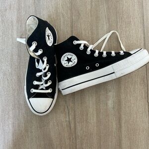 Converse Black and White High-Top Sneakers